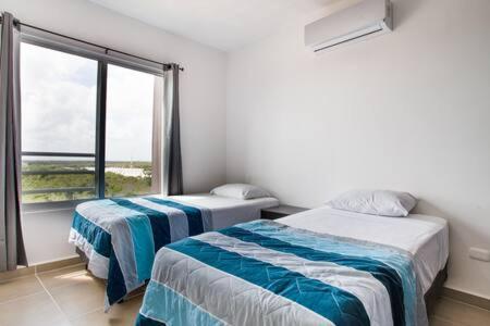 Apartament Departamento De Lujo 3 Recamaras En Exclente Ubicacion Cancún Zewnętrze zdjęcie